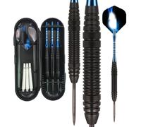 FUZVOL Professional Darts Set Steel Tip-Aluminum Stems Darts Flights with 24 Grams-3 Packs