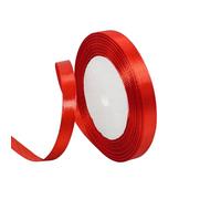 FUZVOL Red Ribbon,20 mm×22 m Polyester Ribbon Thick Fabric Red Satin Ribbon for Gift Wrapping,Crafting and Christmas Tree Wedding Party Decorations