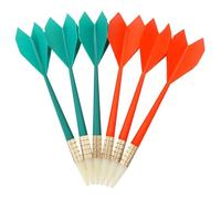 FUZVOL Set of 6 Soft Tip Darts,Plastic Soft Tip Darts for Soft Dartboards,Great Indoor Office Home Games for Kids and Adults (Red+Green)