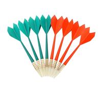 FUZVOL Set of 8 Soft Tip Darts,Plastic Soft Tip Darts for Soft Dartboards,Great Indoor Office Home Games for Kids and Adults (Red+Green)