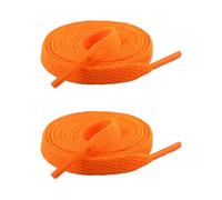 FUZYXIH 1 Pair Flat Coloured Replacement Sneaker Shoelaces 8mm Wide Shoelaces for Athletic Running Shoes Trainers Casual Wear Replaceable Shoelaces, K, One Size