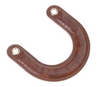 FUZYXIH 1 x Practical Curved PU Bag Strap Handle Improves Bag Aesthetics for Fashion Lovers and Manufacturers for Various Occasions PU Leather Strap, dunkelbraun