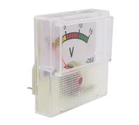 FUZYXIH Analogues Panel Meter Volts Voltage Gauge Analog Voltmeter DC0-15V Mechanical Pointers Voltmeter For Inverters Analog Panel Voltage Gauge Volts Meter