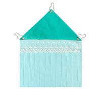 FUZYXIH Animals Hammock Tent for Ferret Hamster Rabbit Hideout Cage Accessories Forest Corner House Blue/Green Corner Fleece Forest Hideaway for Guinea Pigs
