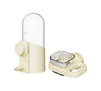 FUZYXIH Automatic Bird Water Dispenser, Feeder for Parrots, Leakproof, Cage Mounted Bird Water Dispenser
