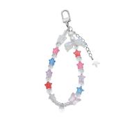 FUZYXIH Bat Pendant Mobile Phone Straps Key Ring Crystal Star Charm Chain Phone Lanyard Chain Anti-Lost Key Ring Y2K Handbag Star Pendant, m, As described, As described