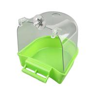 FUZYXIH Bird Shower Room Bird Cage External Screw Bathroom Parrot Bathtub Bird Cage Clear Bathtub Budgies Cage Decorations Bird Shower Box