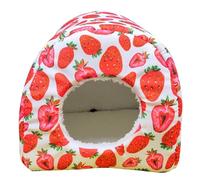 FUZYXIH Bird Sleeping Hammock Winter Warm Nest Plush Tent Hideout Cuddly Hut Sleeping Play and Rest for Parrot Hamster Christ Bird Cage Covers for the Night