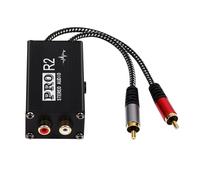 FUZYXIH Compact 2RAC Solator with 2 Inputs Reduces Noise for Home Entertainment and Studio Equipment Noise Isolation Box, Sound Current Reducer