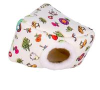 FUZYXIH Cotton Hidden Warm Bird Nest Triangle Soft Fleece Lining Bird Cage for Parrot and Turtle Doves Warm Nest