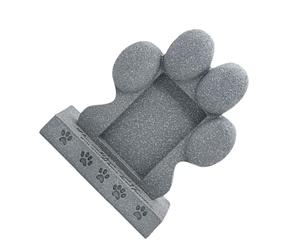 FUZYXIH Dog Cat Memorial Statue Pet Gravestone Resin Sculpture for Garden and Indoor Decorations to Comfort Grieving Pet Owners Gravestone Resin