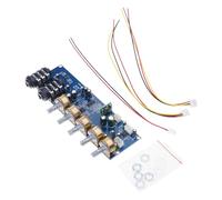 FUZYXIH Easy Operation PT2399 Karaoke Microphones Amplifier Reverbs Delay Control Compact Design for Portable Installations Double Microphone Preamp