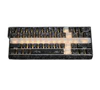 FUZYXIH Ergonomic 19-key keycap set with foggy transparency for comfortable typing and gaming on mechanical keyboards, durable, wear-resistant keycaps