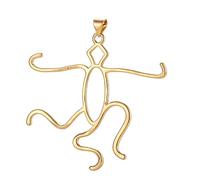FUZYXIH Fashion Pendant Base, Setting Jewellery Pendant Base, Alloy Material, Adjustable Setting for Necklaces Inspiration, M, As described