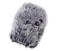 FUZYXIH Furry Wind Protection for Quadcasts Microphone Cover Get Clear Sounding Wind Protection, Suitable for Vloggers, Podcasters, Indoor Outdoor Broadcasting Accessories