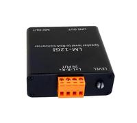 FUZYXIH High to Low Level Converter with Metal Housing for Power Amplifier Signal Isolation Transformation Eliminates Interference, Ground Loops, Insulators, Attenuator