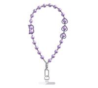 FUZYXIH Luxury Lossless Mobile Phone Straps with Double Safety Lock and Shiny Cat Eye Design, Mobile Phone Lanyard for Secure Mobile Phone, Without the Cord Falling Off