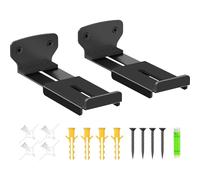 FUZYXIH Metal Speaker Slide Rails for Soundbars, Construction Universal Devices, Home Cinemas, Accessories, Metal AV Devices, Slide Rails for Home Cinema