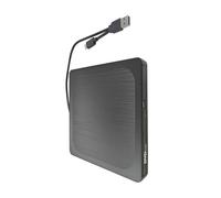 FUZYXIH Portable Disc Drive with USB 3.0 and Type C Connection, Fast 24-Way Burn Reader, Wide Compatibility, Disc Burner Reader