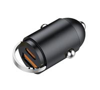FUZYXIH Powerful 100W Metal Car Charger Adapter, Double Port, Fast Charging, Car Accessories, Metal Structure, for Various Phones, Mixing Device