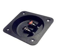 FUZYXIH Speaker Junction Box, Plastic Electronics Project Container Housing, Two Positions Clamp Posts, Speaker Panel, Banana Socket, Clamp Post Connections