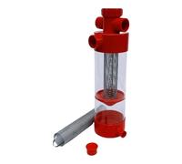 FUZYXIH Stainless Steel Aquarium Waste Collector, Efficient Tool Removal of Fish Feces for Salt Water Reef Ponds, Terrariums, Paludarium Breeding Tanks, Aquarium Cleaner for Breeding Aquariums