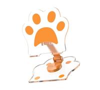 FUZYXIH Strong Acrylic Phone Holder with Cat Paws, Height-Adjustable Desktop Holder, Easy to Carry, Perfect for Stable Video Streaming, Adjustable Desktop Phone Holder