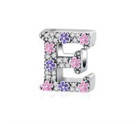 FUZYXIH Trendy Letter Pendant Necklace, Wearable and Rustproof, White Copper Materials for Custom Jewellery Designs, Colorful Rhinestones, one size, As described