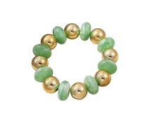 FUZYXIH Trendy Round Bead Bracelet, Colourful Acrylic Jewellery, Waterproof Accessory Bangle for Daily Use, Outdoor, Acrylic Bead Bracelet, m, As described, As described