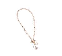 FUZYXIH User-friendly ceramic bead necklace with marine life motifs in several colour combinations for trendsetters, unique sea necklace, m, As described, As described