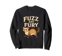 Fuzz And Fury Angry Ferret Funny Pet Lover Humor Sweatshirt