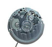 Fuzzbat NH72/NH72A Skeletonized Mechanical Movement Black Metal 3 Hands Automatic Self-Winding Mechanism