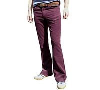 Fuzzdandy Mens and Ladies Burgundy Dark Red Bootcut Cords 30 32 34 36 (36W 32L)