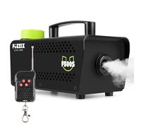 Fuzzix F500S Party Smoke Machine with Wireless Remote - Compact Fog Maker for Disco, Halloween, Events - Powerful, Easy-to-Use Atmosphere Equipment for Stunning Party Effects
