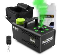 Fuzzix F506V Vertical Fog Machine with LED Lights, 5L High-Density Smoke Fluid and Portable Bag, Powerful Fogger for Large Venues, DJ Events and Stage Effects
