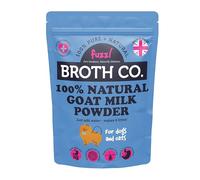 Fuzzl Broth Co. 100% Natural Goat Milk Powder for Dogs and Cats (250g) | Human-Grade Puppy & Kitten Milk Replacer | Probiotic Digestive Support & Skin Coat Health | Large Value Pack