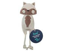 Fuzzl Eco Leather Fox Dog Toy - Natural & Tough Beige Leather Chew Toy | Durable Dog Toy for Moderate Chewers | 100% Natural Jute Filling & Double Stitched | Eco-Friendly Toy for Large Dogs & Puppies