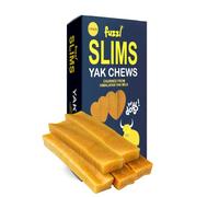 Fuzzl Himalayan Yak Chews for Dogs - SLIMS Original 5-Pack (30g per Bar) - Long-Lasting Natural Dental Treats - Grain-Free, Protein-Rich, Limited Ingredient Hard Cheese Chew for Medium Dogs