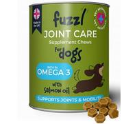 Fuzzl Joint Care Supplement Chews Max Strength - Hip and Joint Aid with Glucosamine for All Dogs including Senior Dogs - 30 Chews Dog Joints Supplement Science Backed, UK Made, Vet Approved