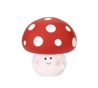Fuzzl Magic Shroom Latex Soft Chew Toy with Squeaker - Food Grade Latex Dog Toy for Medium and Small Dogs