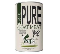 Fuzzl Pure Freeze Dried 100% Goat Meat Dog Treats and Food Topper 50g. Natural Wholesome and Hypoallergenic Nutritious Food. Dog and Puppy Treats and Snacks