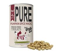 Fuzzl Pure Freeze Dried Chicken Breast Pumpkin Spice Magic Dog Treats and Food Topper 50g. Natural, Wholesome, Hypoallergenic, Nutritious. Treats and Snacks for Dogs and Puppies