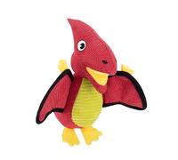 Fuzzl Terry the Dinosaur Pterodactyl Canvas Soft Dog Toy - Large and Durable - Plush Dog Toy with Squeaker