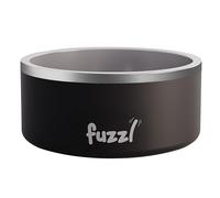 Fuzzl Titan Dog Bowl 20cm - Matt Black Insultated Thermal Dog Bowl for Indoors and Outdoors with Rubber Base - Versatile Dog Bowls and Dog Water Bowl for Hydration and Feeding for Large and XL Dogs