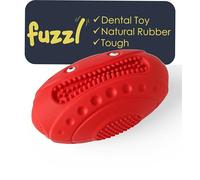 Fuzzl UFO Eco Rubber Dog Toy - Tough, Long Lasting Dog Chew Toys for Extreme & Aggressive Chewers
