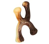 Fuzzl Ultra Tough Nylon Dog Chew Toy - Beef Flavour Crossbone Tough Dog Toys for Extreme Chewers - Bone Long Lasting Chew Toys for Aggressive Chewers Strong Toy Durable Puppy Toys
