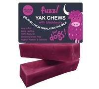 Fuzzl Yak Chews for Dogs - 2 Pack 140g Blackberry - Premium Natural Dog Treats with Himalayan Yak Milk - Natural Dog Chews Long Lasting Dental Sticks