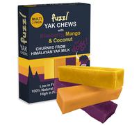 Fuzzl Yak Chews for Dogs Blueberry Mango Coconut 3 Pack - Natural Dog