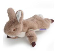Fuzzwoof No-Stuffing Squeaky Dog Toy, Tough Puppy Teething Chew Toys to Keep Them Busy, Durable Easter Bunny Plush Toy for Small Medium Large Dogs
