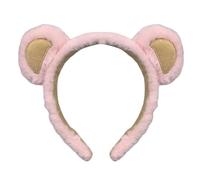 Fuzzy Bear Headband - Skin Care Face Wrap, Cute Make Up Hair Band | Wash Holder for Soft Face Wash, Girls Beauty Cleaning Headwap, Cosplay Costume Accessories, Women - Spa Face Band For